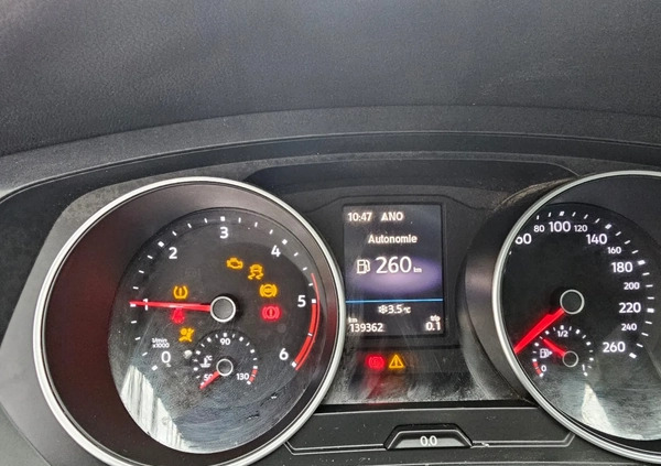 Volkswagen Tiguan cena 31900 przebieg: 138000, rok produkcji 2016 z Chodzież małe 596